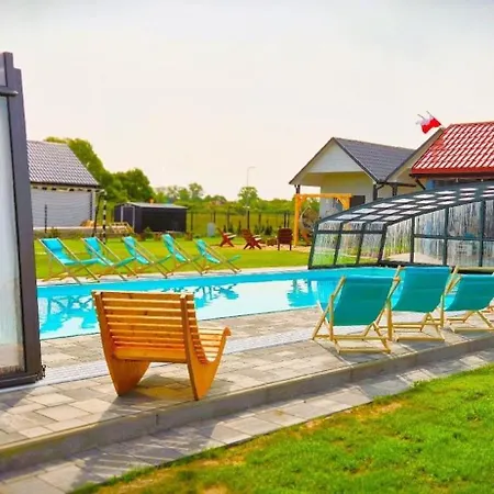 Ferienhaus In Mit Grosser Terrasse Rusinowo (Slawno)